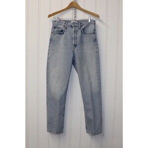 Classic Straight Leg Women's Jeans in Light Blue